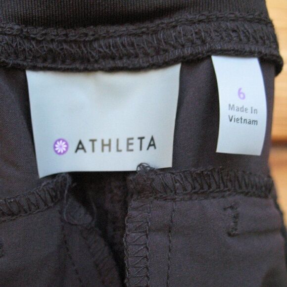 Athleta Black City Track Pants 6 - Picture 7 of 8